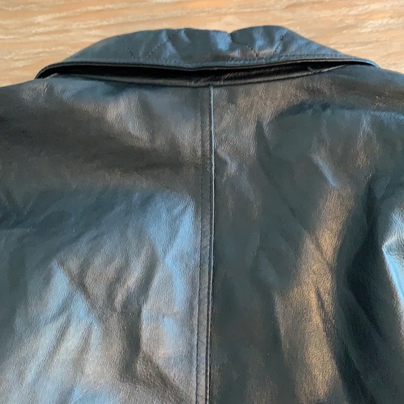 Men’s Genuine Leather Bomber Jacket - Picture 11 of 14